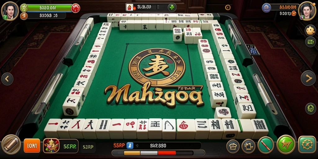 Gameplay seru Mahjong dalam 55RP dengan grafis menawan.