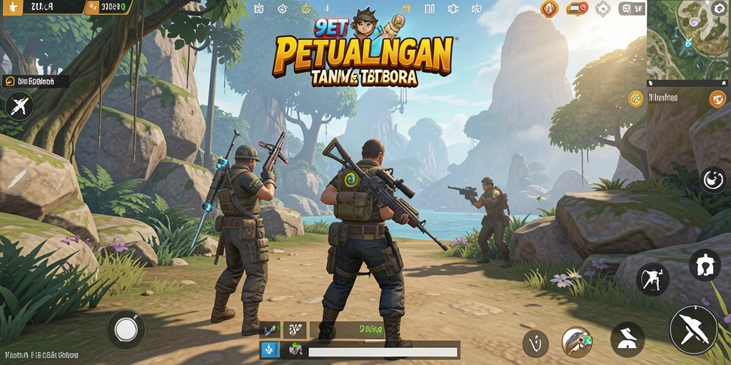 Gameplay menarik di dunia terbuka 9ET dengan pemandangan yang menakjubkan.