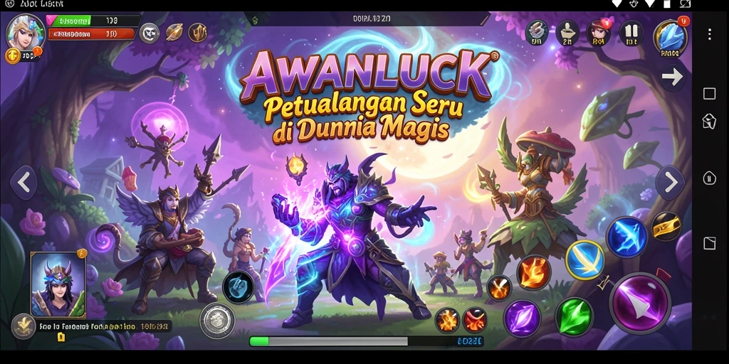 Gameplay <strong>AWANLUCK</strong> yang menarik dalam dunia petualangan.