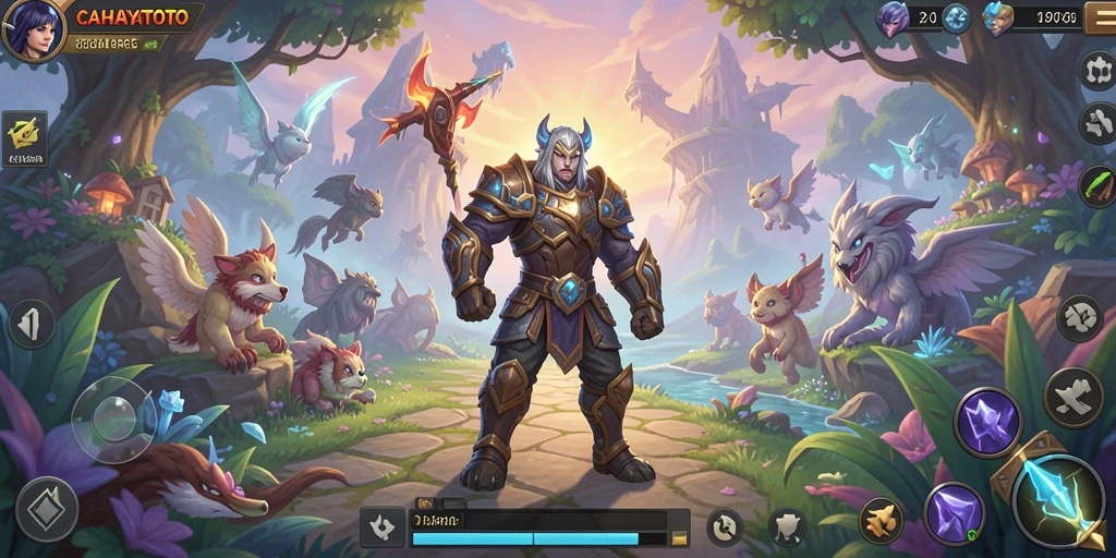 Tampilan gameplay seru saat bermain ARPG CAHAYATOTO.