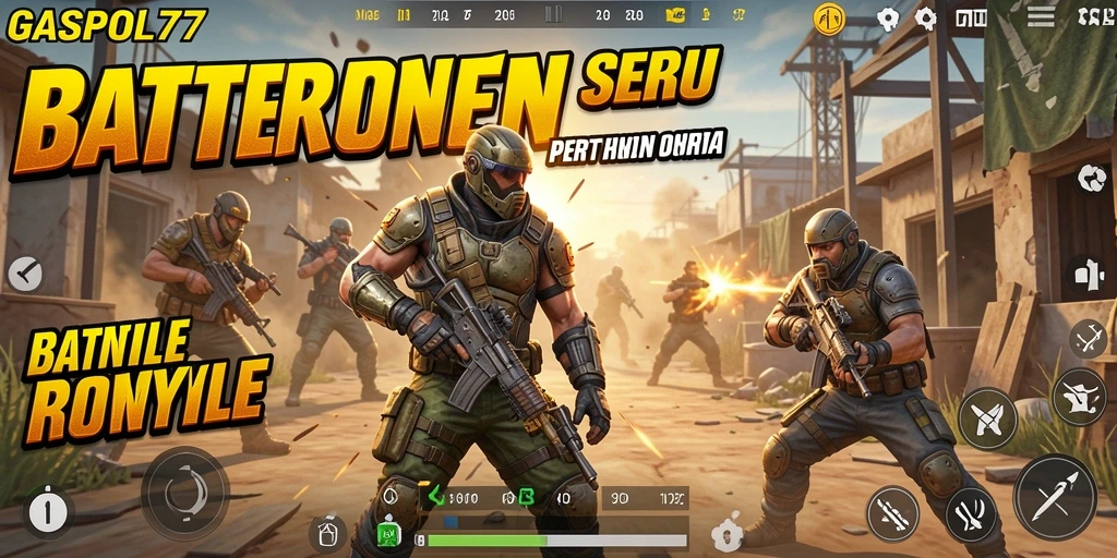 Gameplay mendebarkan dalam arena Battle Royale GASPOL77.