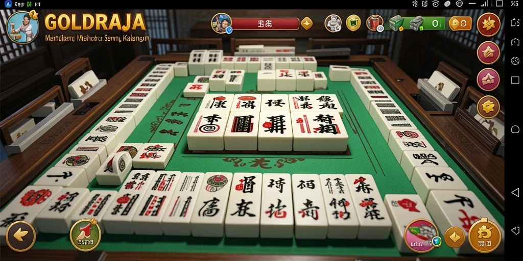 Tangkapan layar gameplay <strong>GOLDRAJA</strong> yang menarik dan seru.