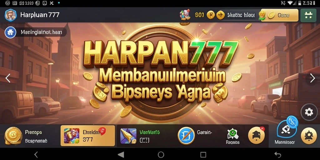 Tampilan gameplay strategis dari HARAPAN777 yang mendebarkan.