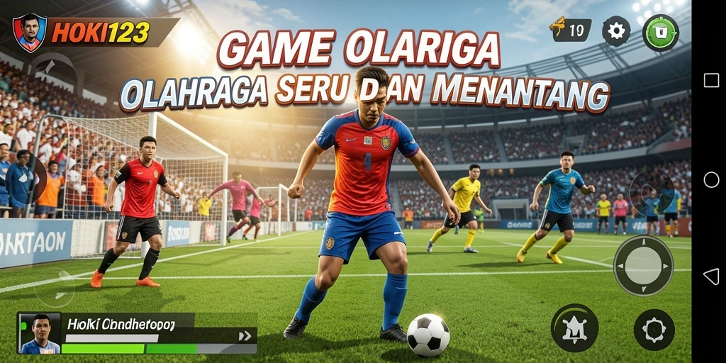 Tangkapan layar HOKI123 memperlihatkan aksi seru dalam permainan olahraga.