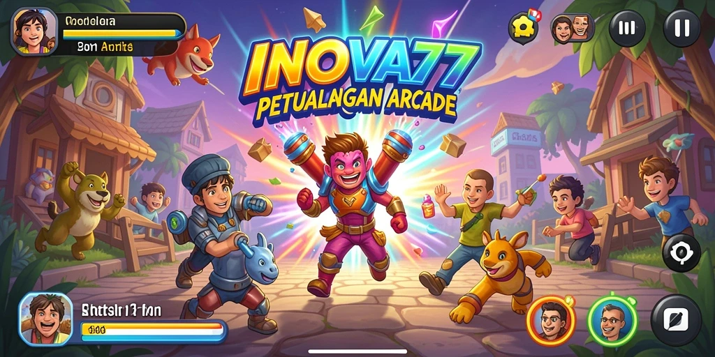 Tangkapan layar gameplay INOVA77 yang penuh aksi dan tantangan.