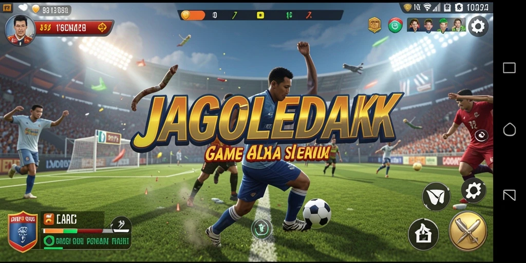 Tampilan gameplay <strong>JAGOLEDAK</strong> yang mendebarkan dan penuh aksi.