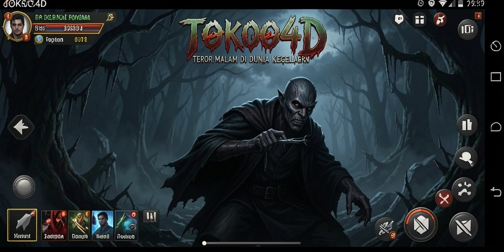 Screenshot JOKO4D menunjukkan momen menakutkan dalam gameplay Horror.