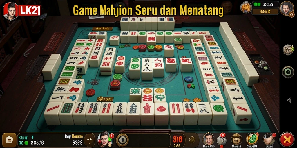 Screenshot LK21 menampilkan gameplay Mahjong yang seru dan menarik.