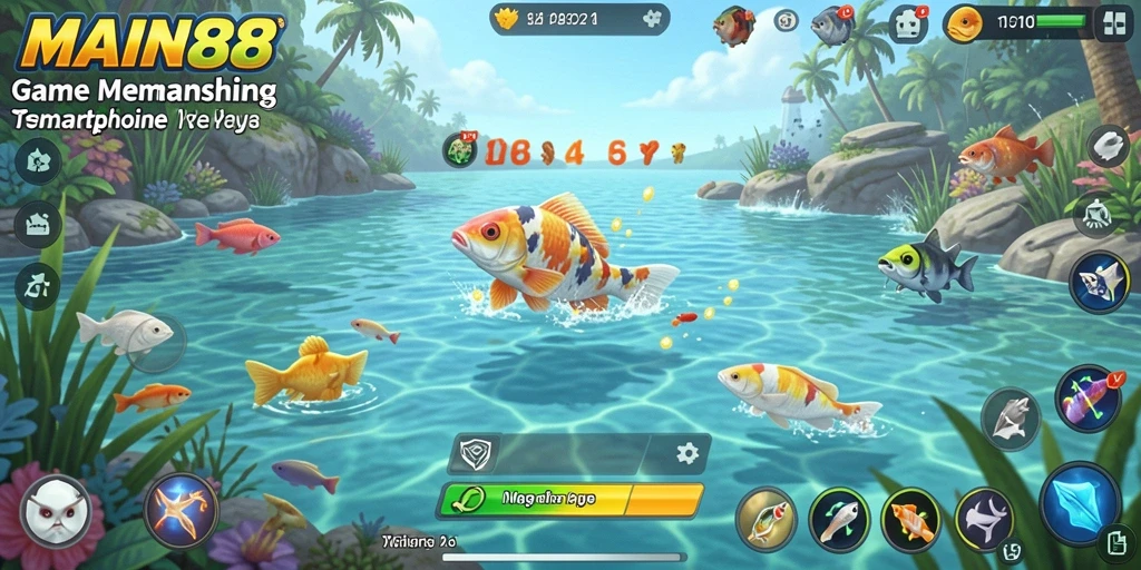 Tampilan gameplay memancing seru dalam MAIN88 dengan pengalaman interaktif.