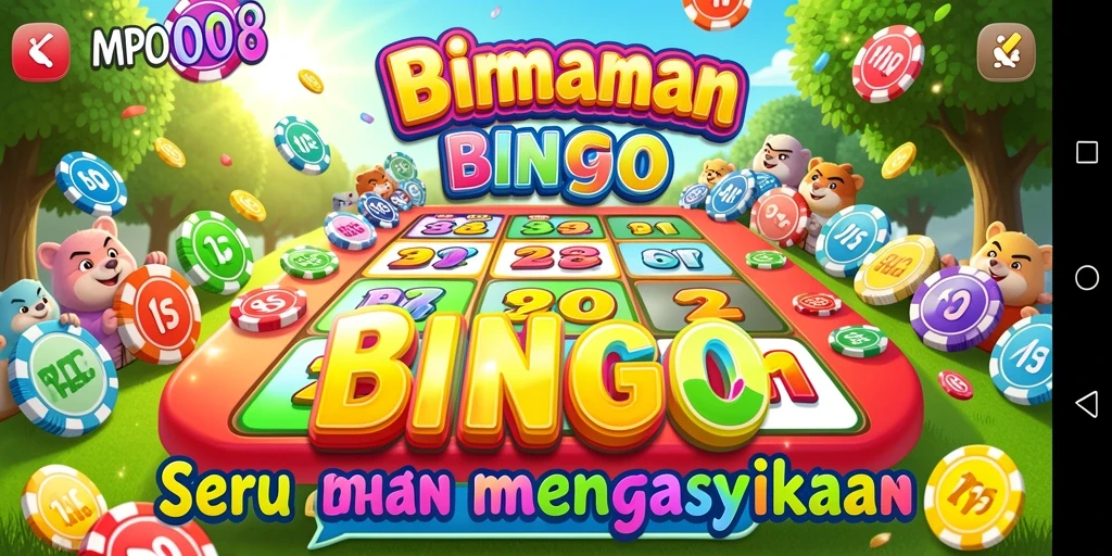 Tampilan gameplay Bingo yang menarik dan interaktif.