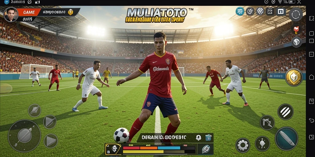 Tampilan gameplay seru di MULIATOTO dengan berbagai olahraga.