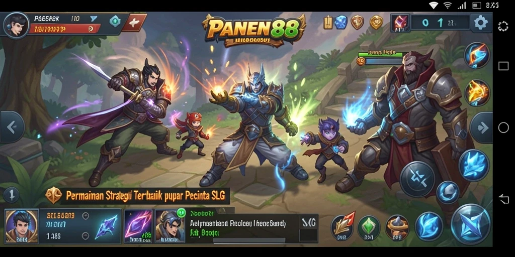 Tampilan menarik dari gameplay dan strategi pertanian.