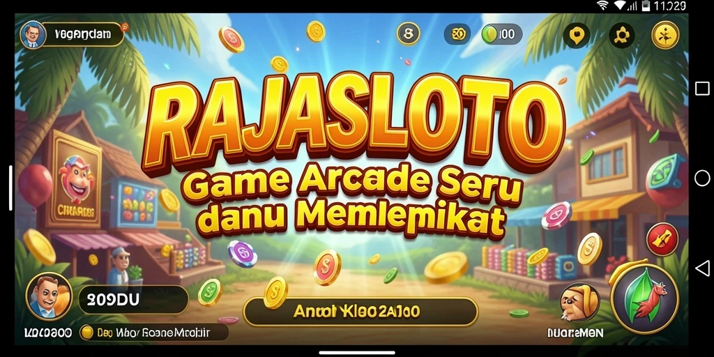 Tampilan gameplay seru dari RAJASLOTO yang memikat.