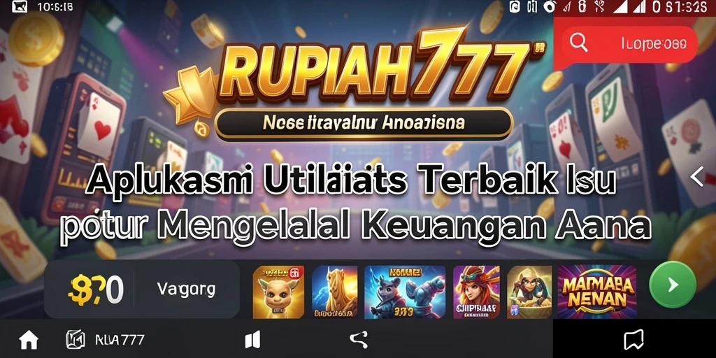 Tampilan antarmuka RUPIAH777 yang menarik dan informatif.