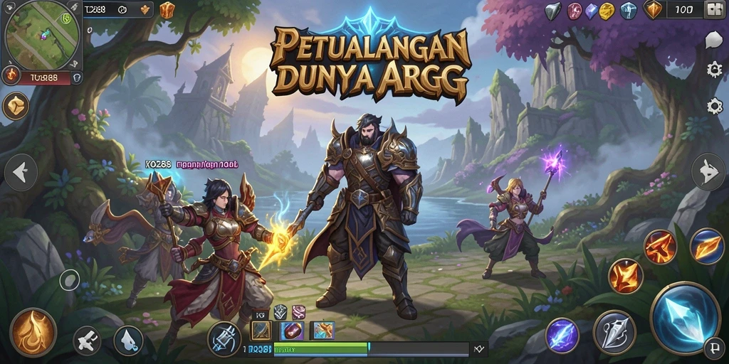 Gameplay seru TO288 dengan karakter dan dunia fantasi yang menarik.